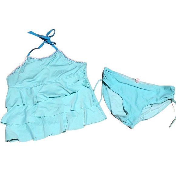 Justice Swim Justice 2 Piece Swimming Suit Size 2 Tankini Poshmark